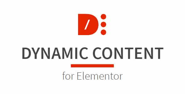 Dynamic content for Elementor plugin 2.7.10 Nulled