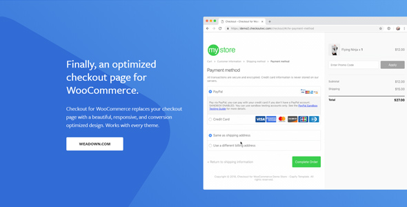 CheckoutWC plugin 7.0.16 Nulled Checkout for Woocommerce