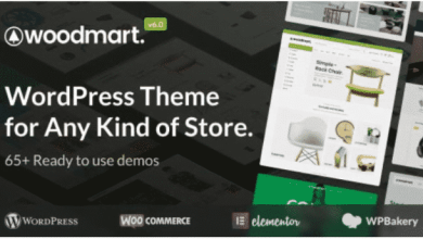 WoodMart Theme 6.3.2 Responsive WooCommerce Nulled