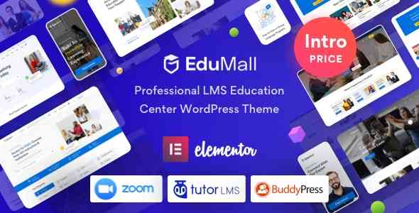 EduMall WordPress Theme 3.2.6 LMS Education Center