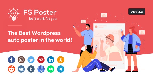 FS Poster Plugin 6.1.0 Social Auto Poster & Post Scheduler Nulled
