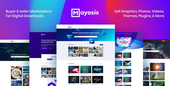 Mayosis WordPress Theme 3.7.2 Nulled Digital Marketplace
