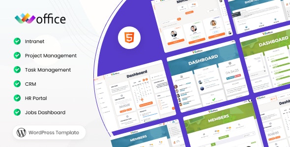 Woffice WordPress Theme 5.0.0 Intranet-Extranet Nulled